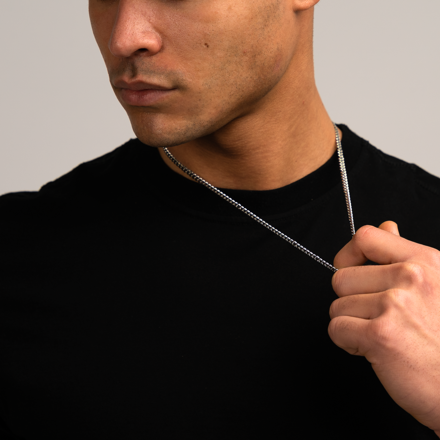 Cuban Link Halskette Silber 4MM