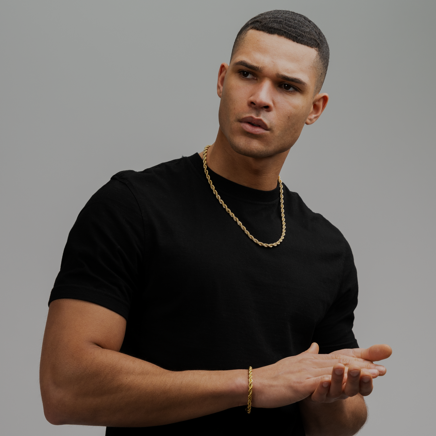 Rope Armbånd Gull 6MM