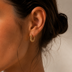 Croissant Hoops Gold
