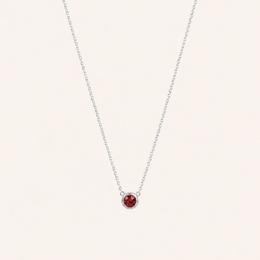 Birthstone Pendants Silver