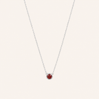 Birthstone Pendants Silver