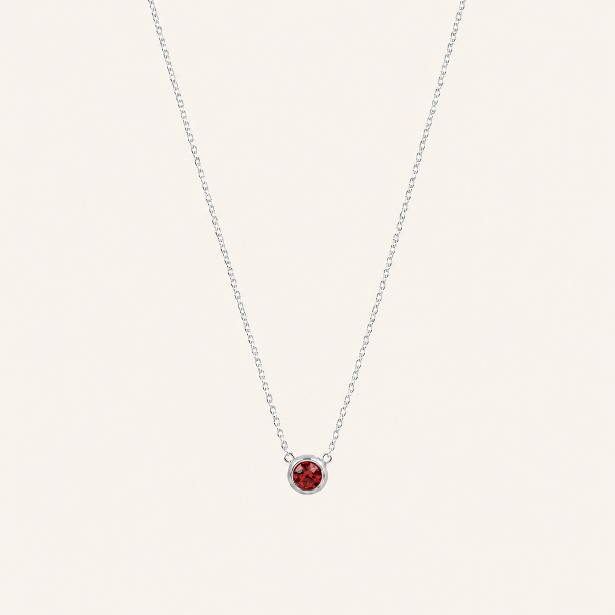 Birthstone Pendants Silver