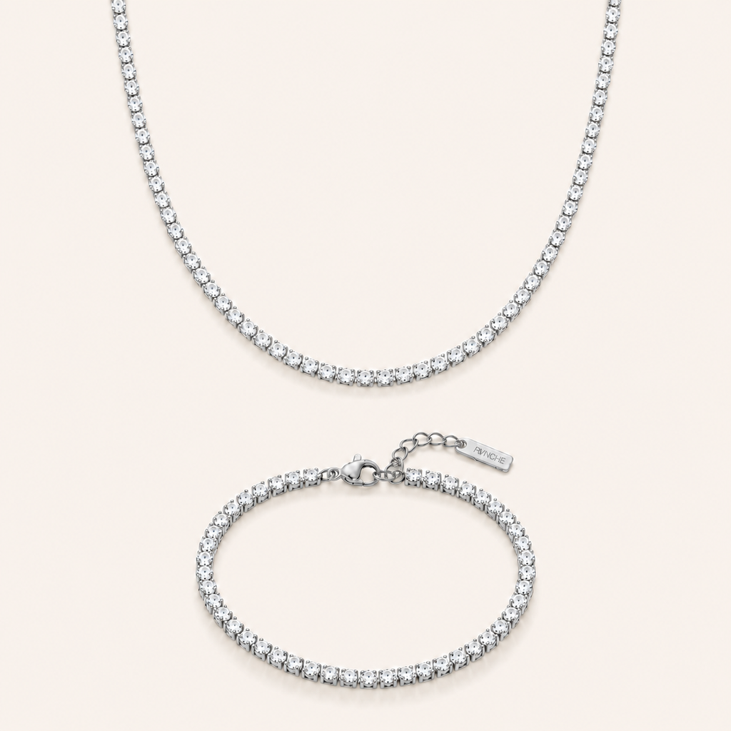 The Tennis Set Silver