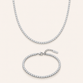 The Tennis Set Silver