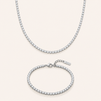 The Tennis Set Silver