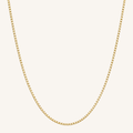 Box Necklace Gold