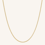 Box Necklace Gold