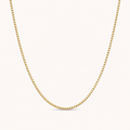 Box Necklace Gold