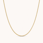 Box Necklace Gold