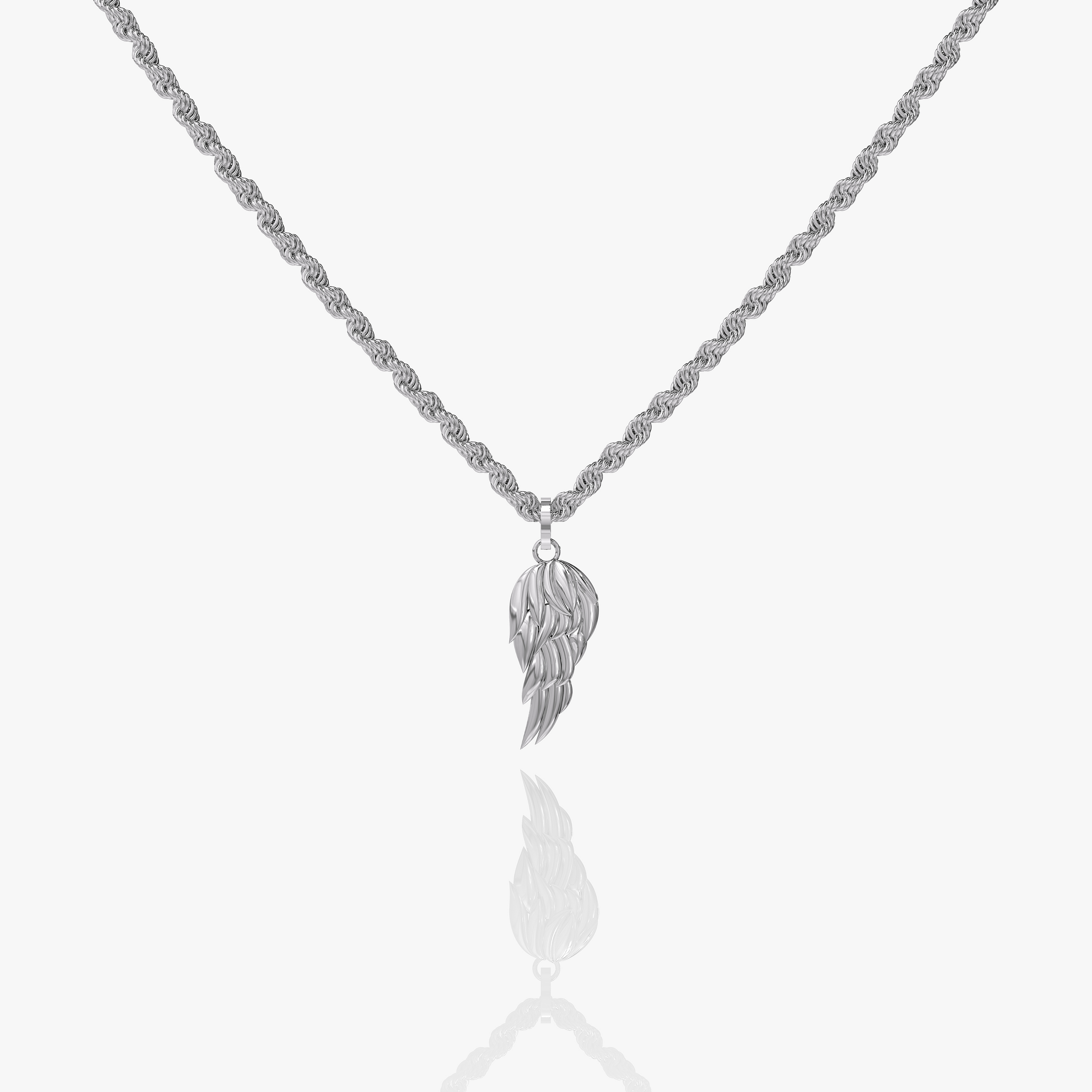 Wing Pendant Silver