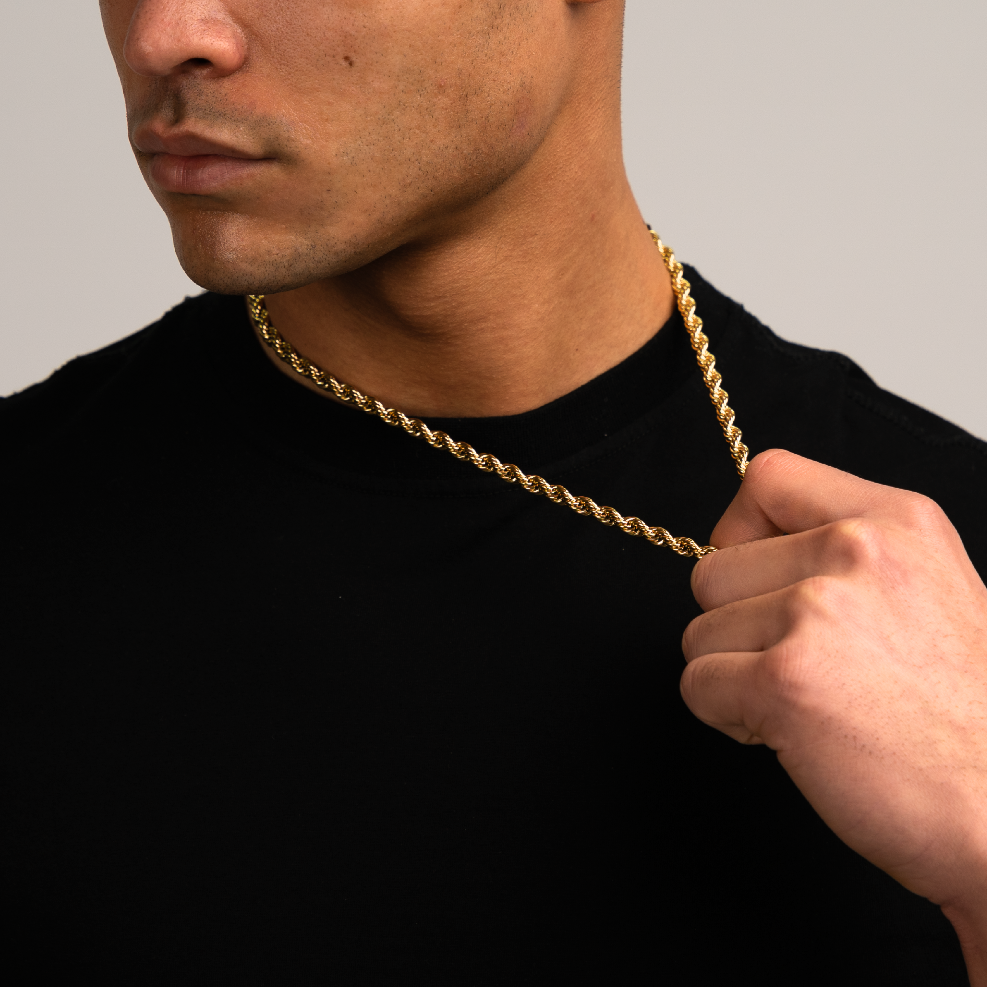 Rope Collar Dorado 6MM
