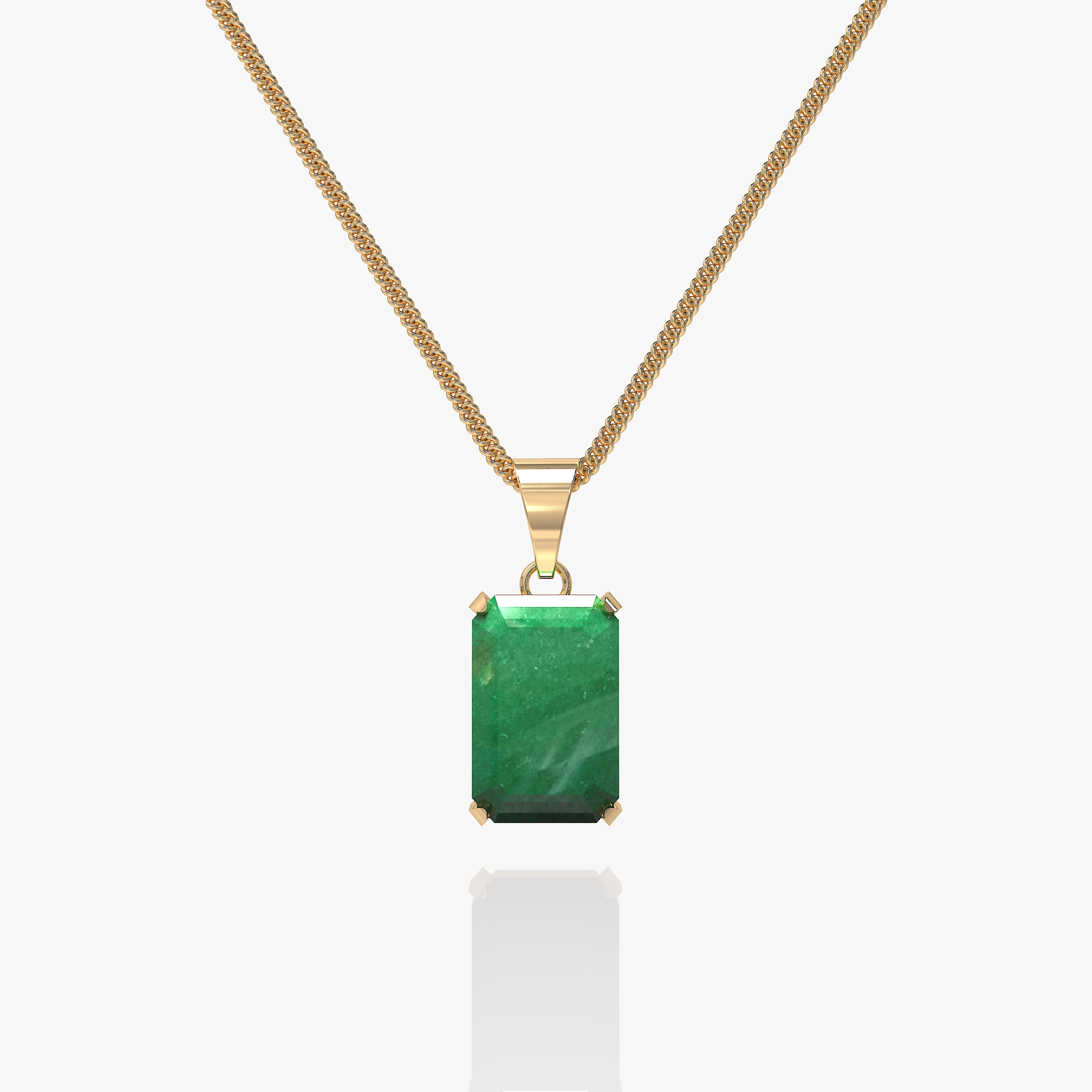 Void Aventurine Pendant Gold