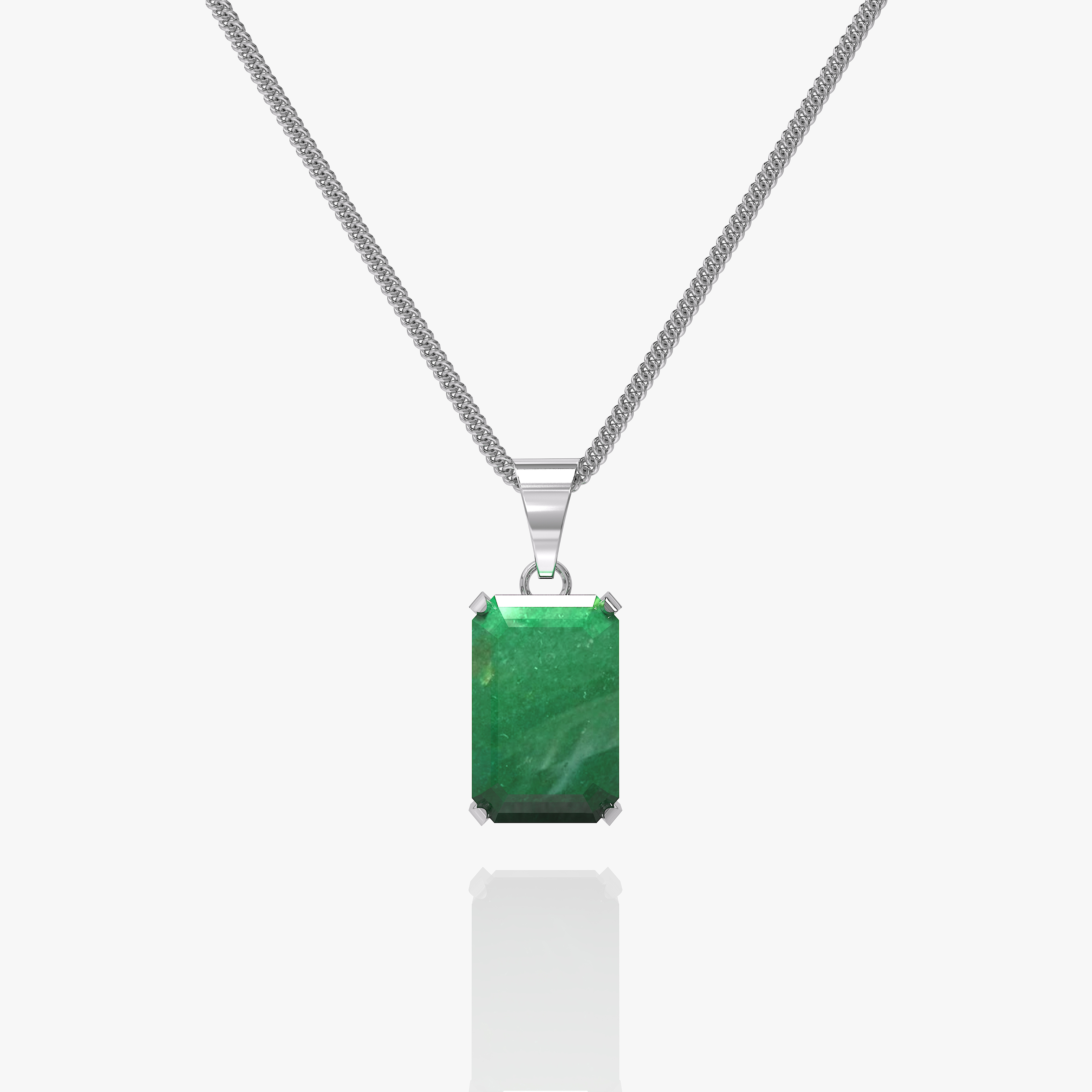Void Aventurine Pendant Silver