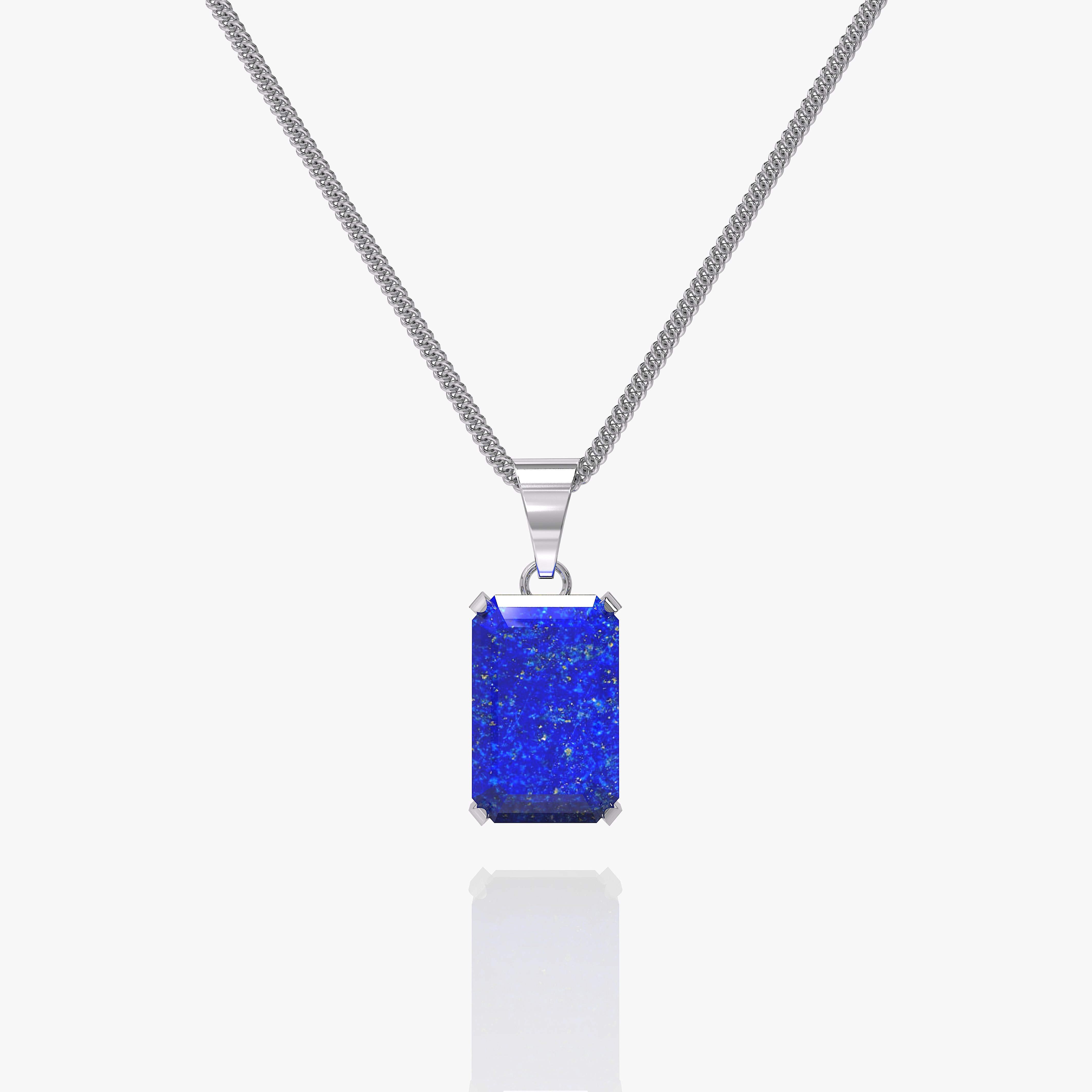 Void Lapis Pendant Silver