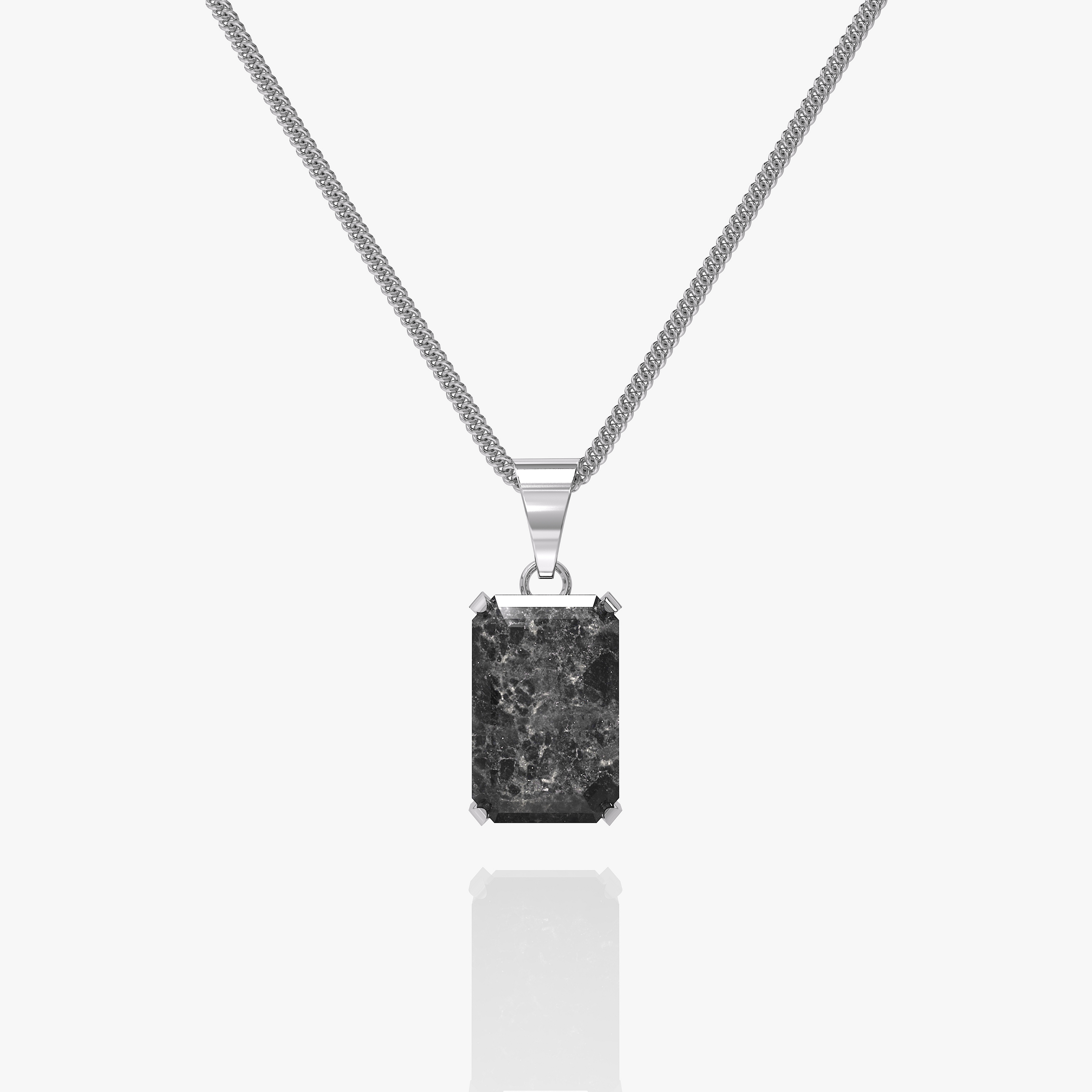 Void Spectrolite Pendant Silver