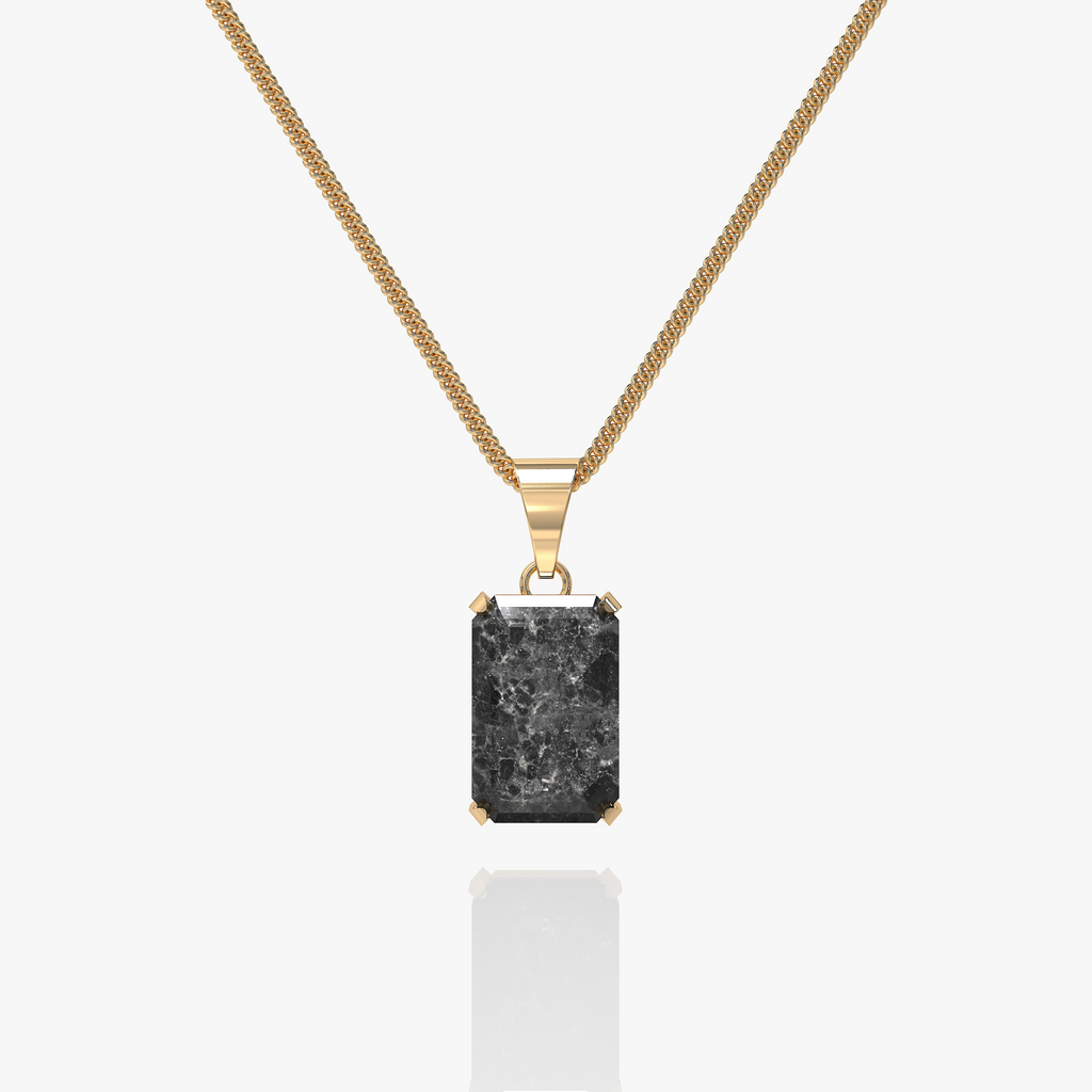 Void Spectrolite Pendant Gold