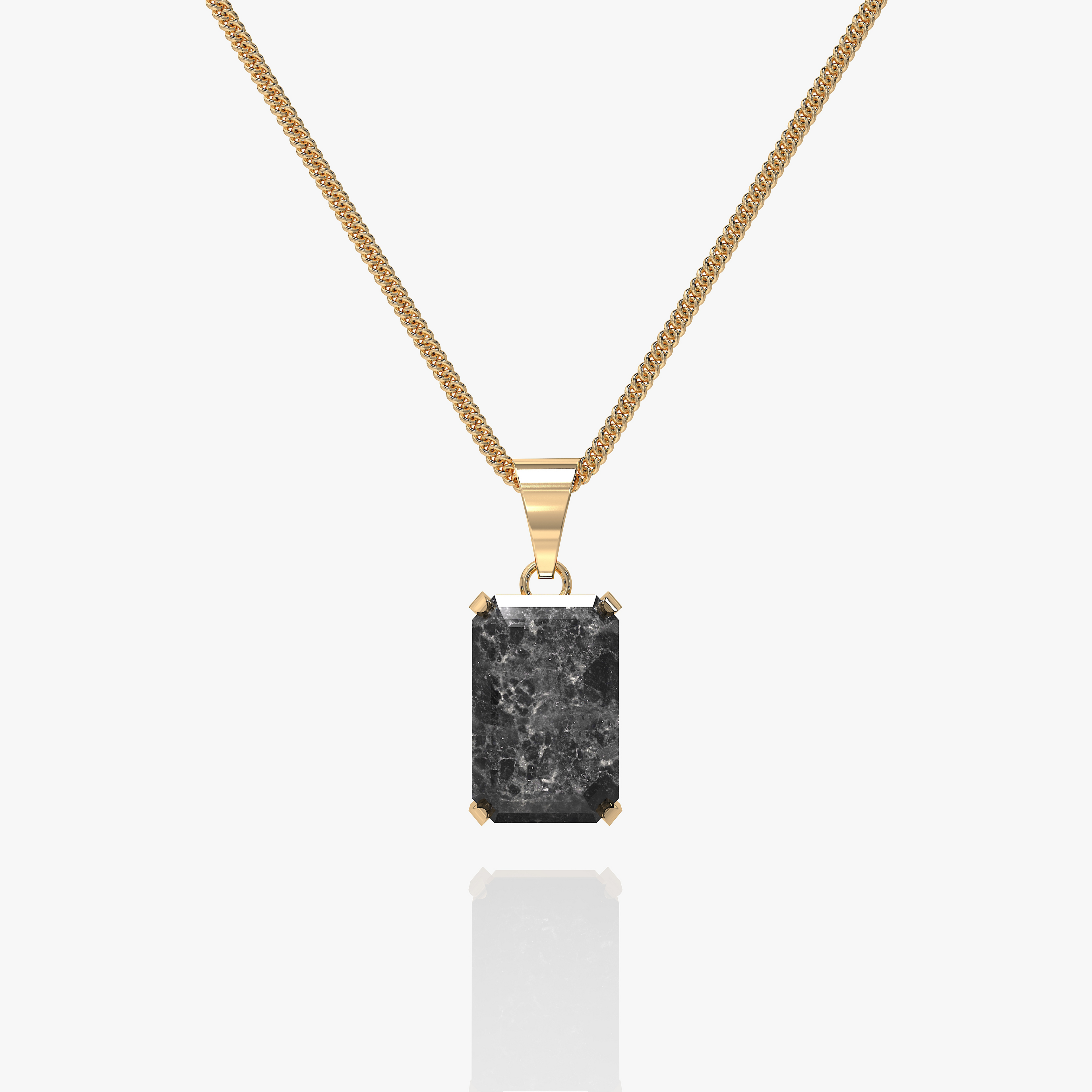 Void Spectrolite Pendant Gold