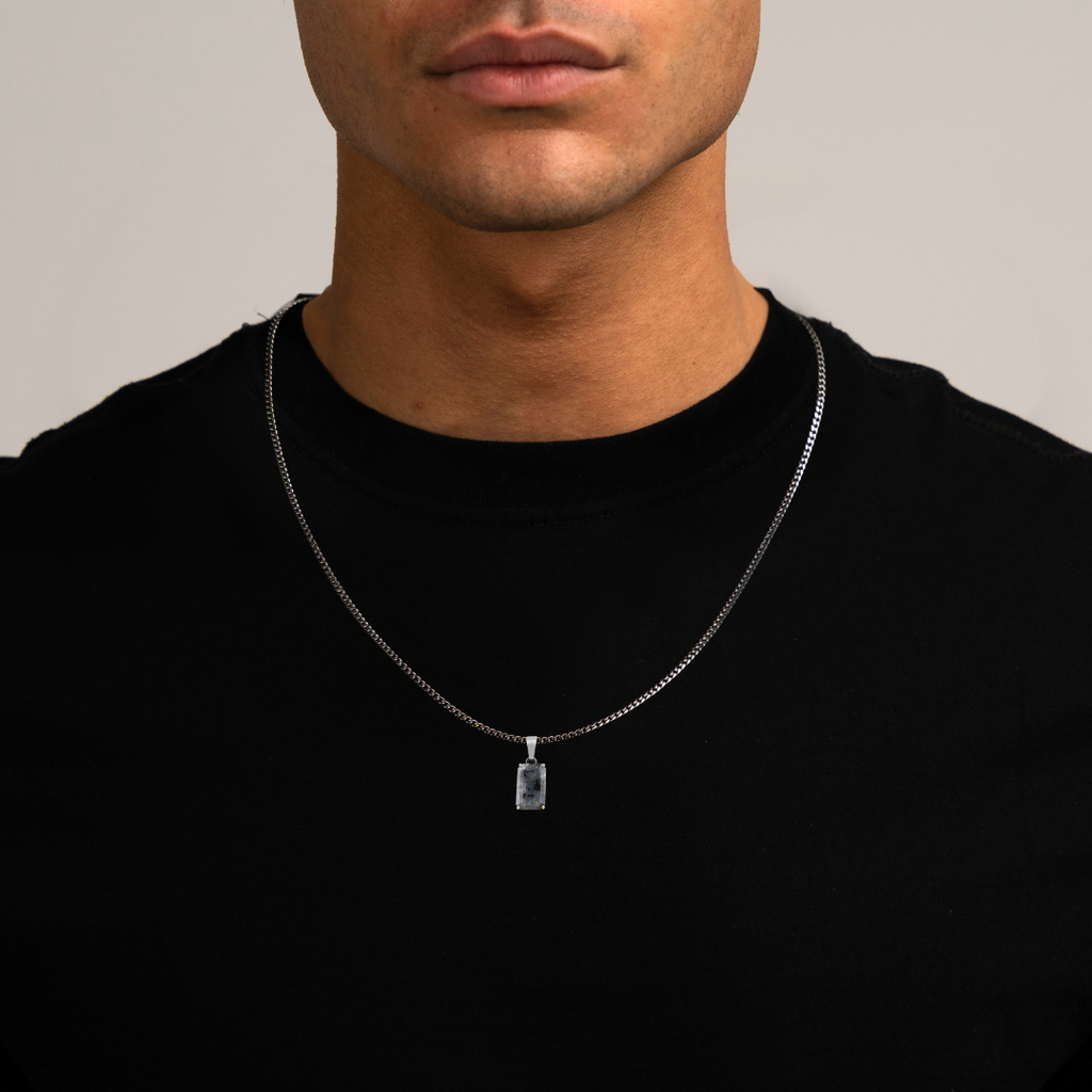 Void Spectrolite Pendant Silver