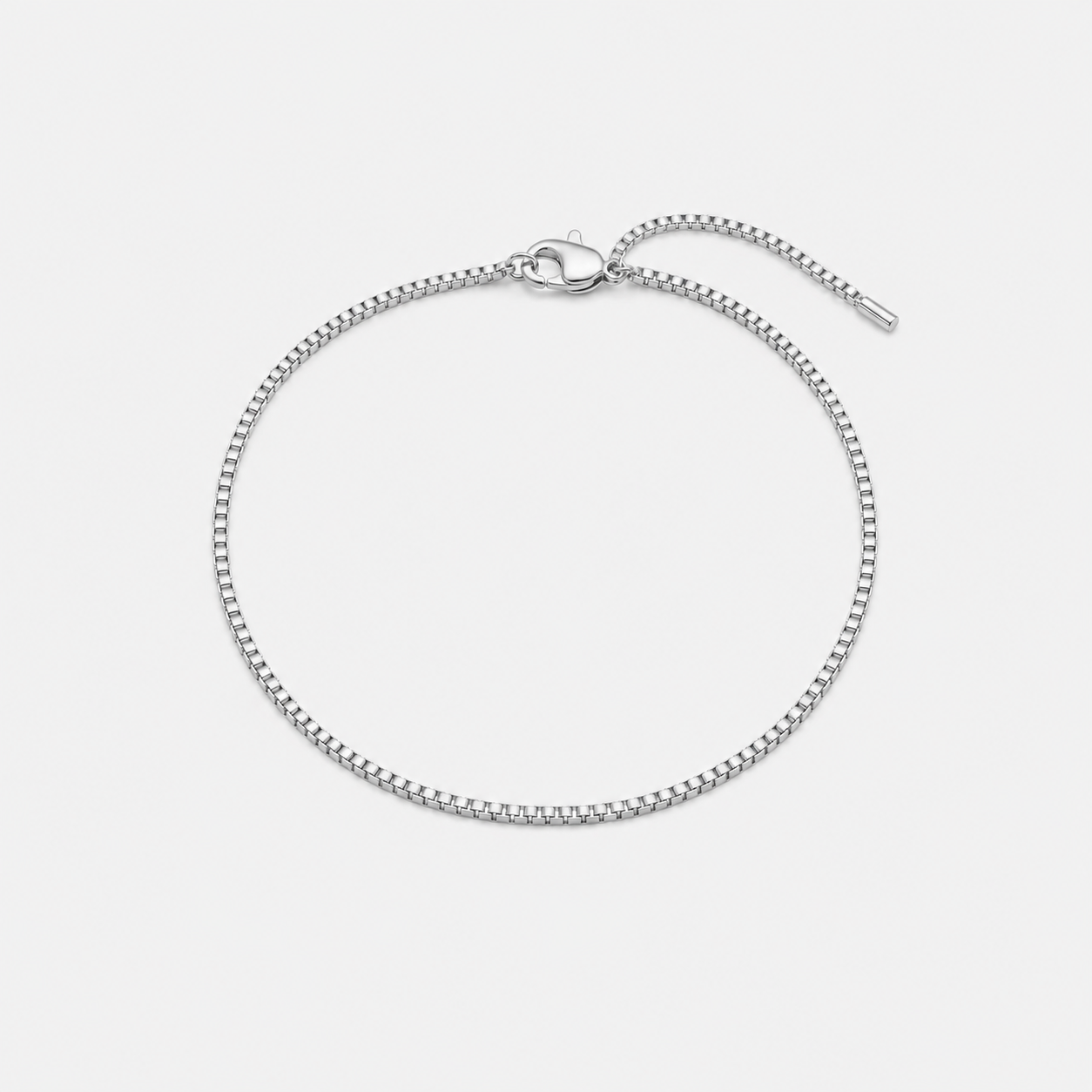 Box Bracelet Silver
