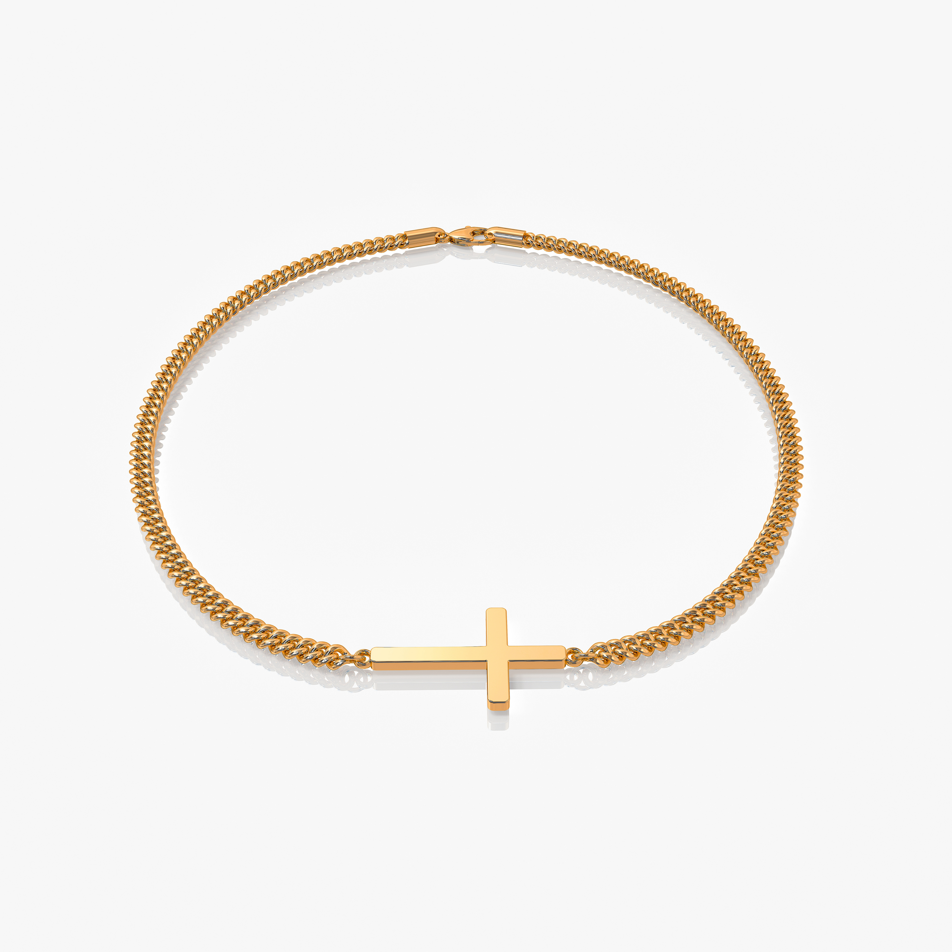 Bracelet Croix Or