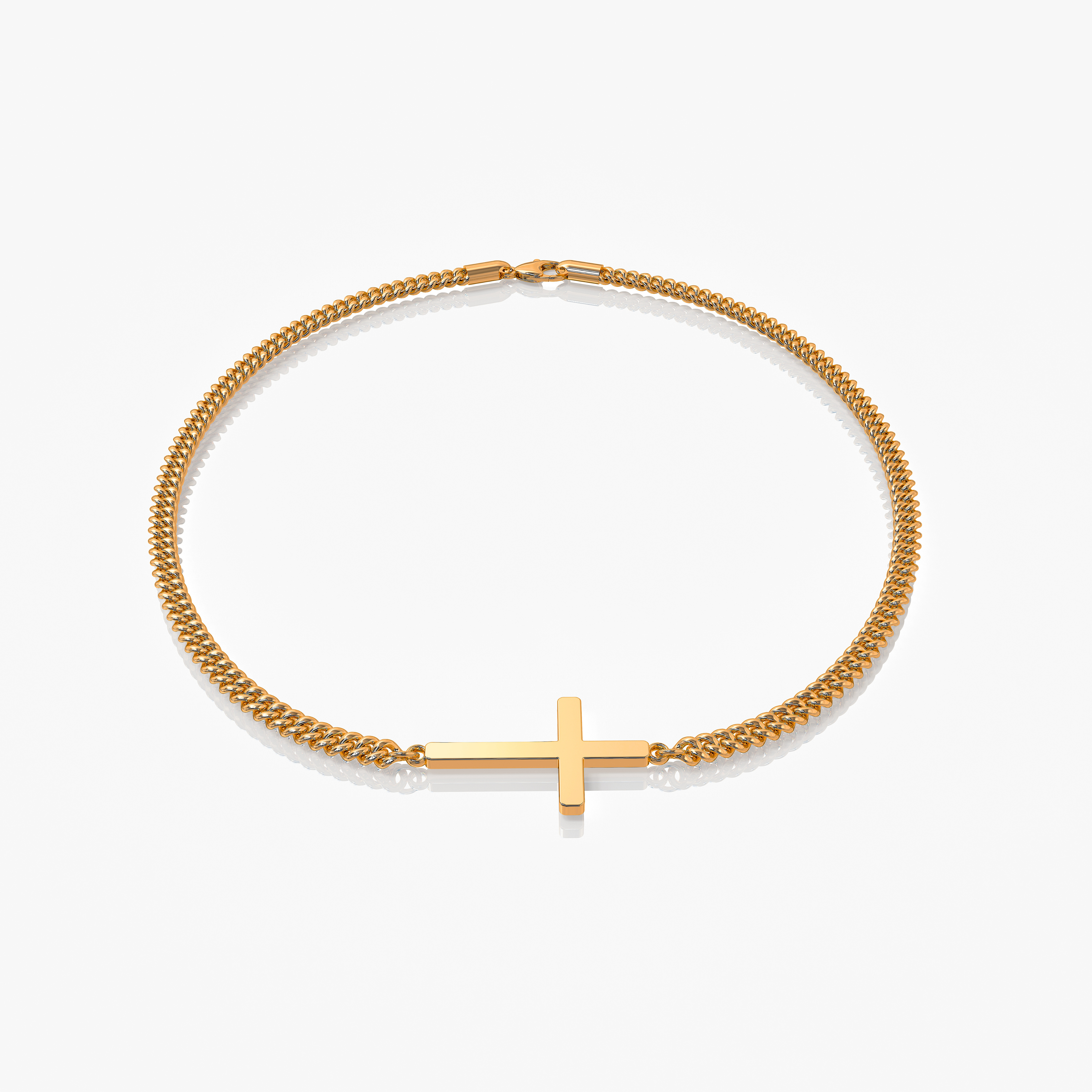Cross Bracelet Gold