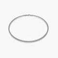 Cuban Link Pulsera Plateada 2MM
