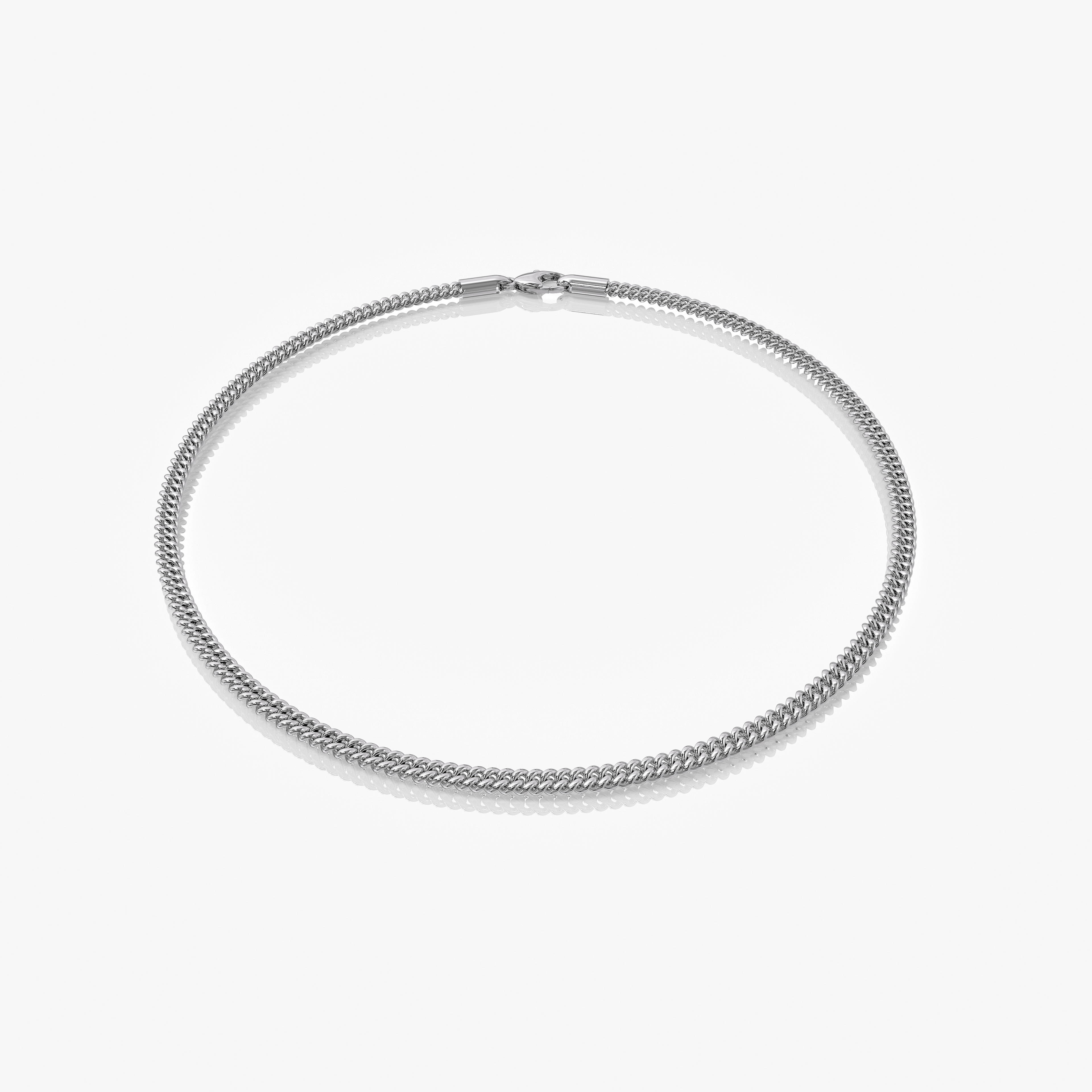 Bracelet Cuban Link Argent 2MM
