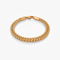 Cuban Link Pulsera Dorada 8MM


