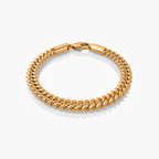 Cuban Link Pulsera Dorada 8MM


