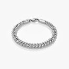 Cuban Link Armbånd Sølv 8MM
