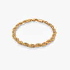 Rope Pulsera Dorada 6MM
