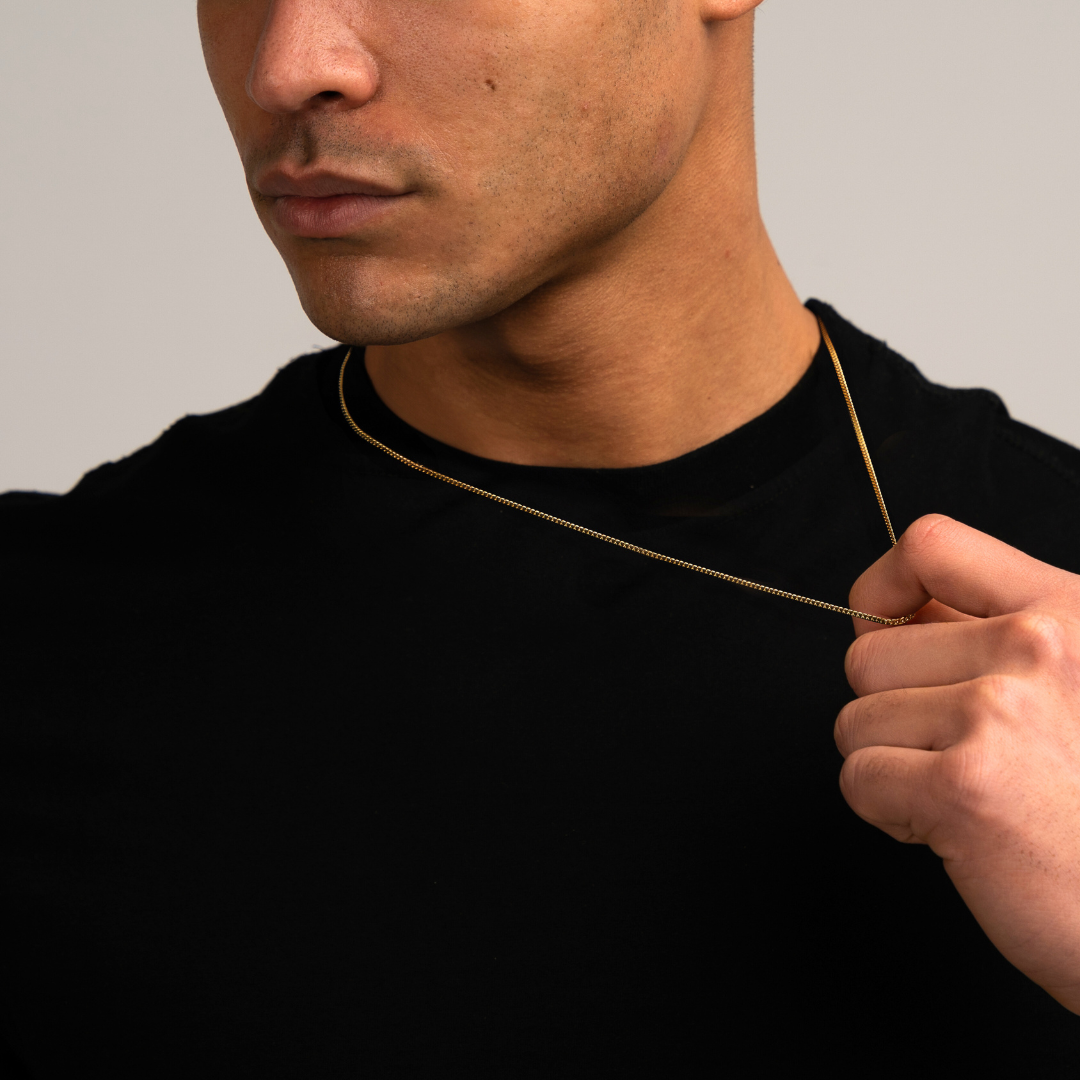 Cuban Link Collar Dorado 2MM