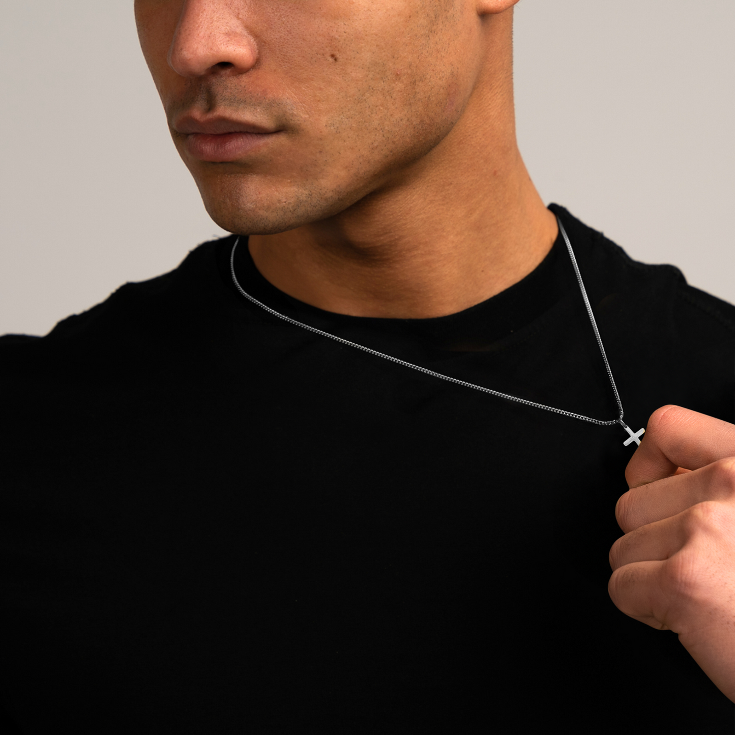 Set – Cross Silber 2MM