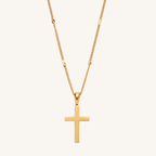 Cross Necklace Gold