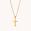 Cross Necklace Gold