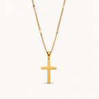 Cross Necklace Gold