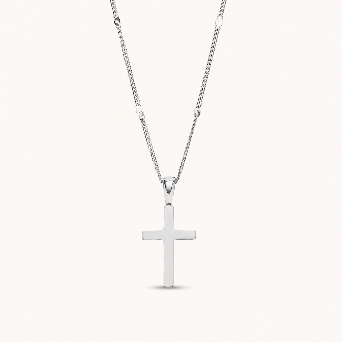 Cross Necklace Silver