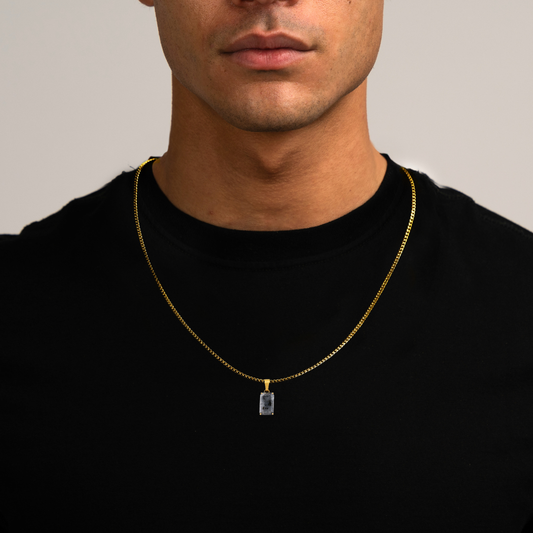 Void Spectrolite Pendant Gold