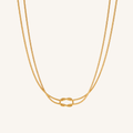 Lace Necklace Gold