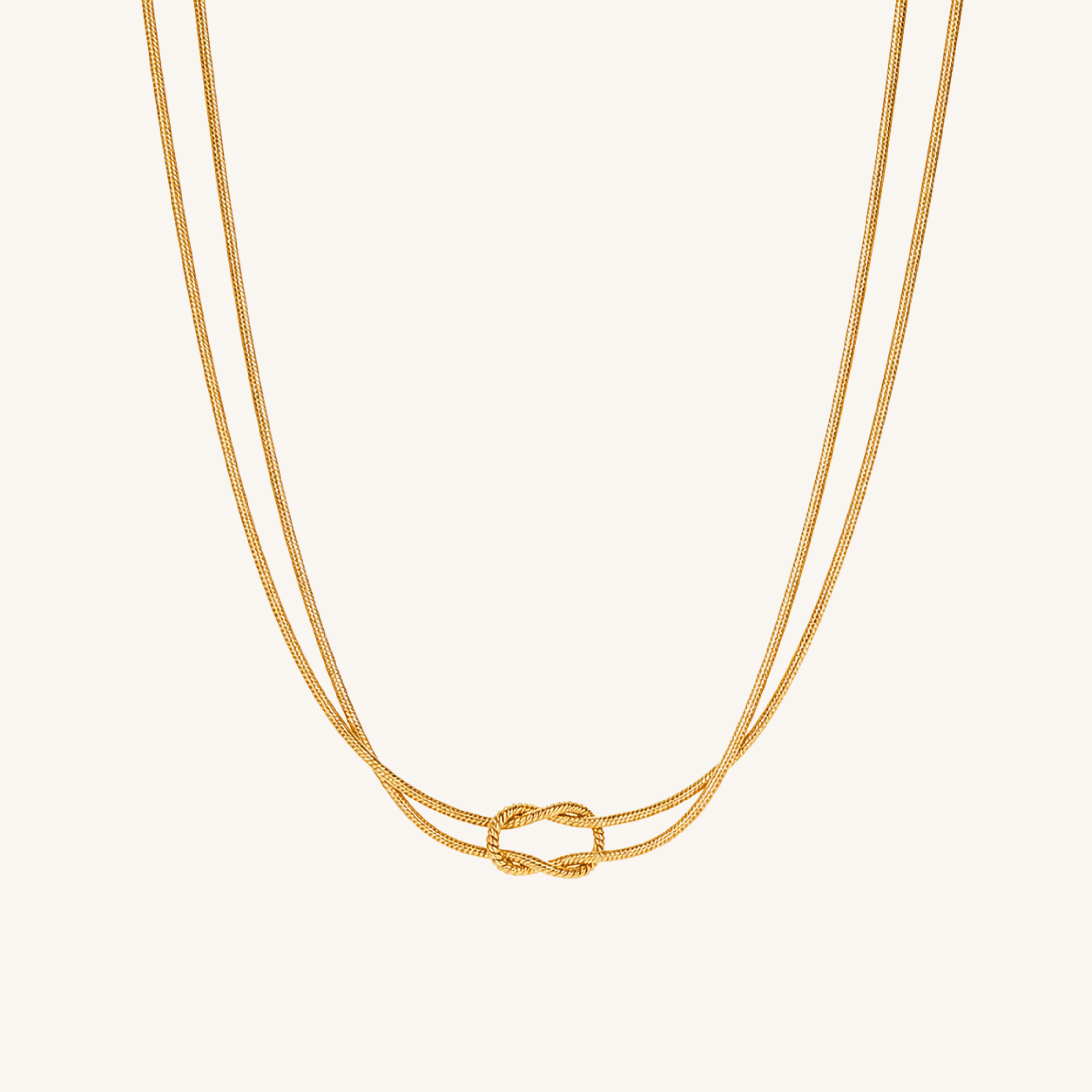 Lace Necklace Gold