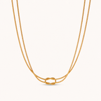 Lace Necklace Gold