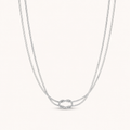 Lace Necklace Silver