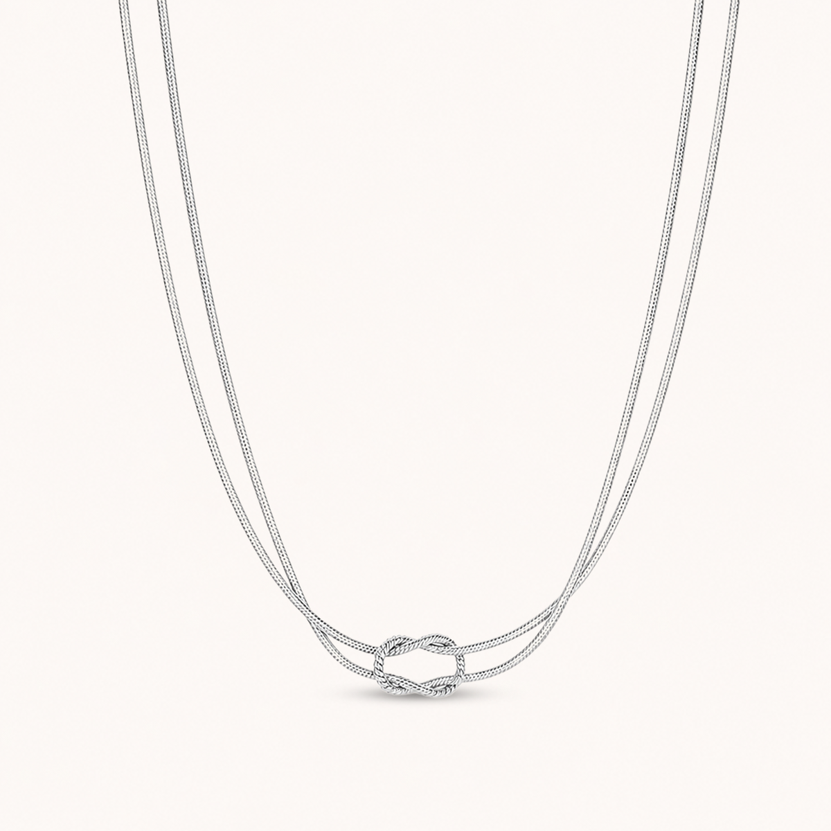 Lace Necklace Silver
