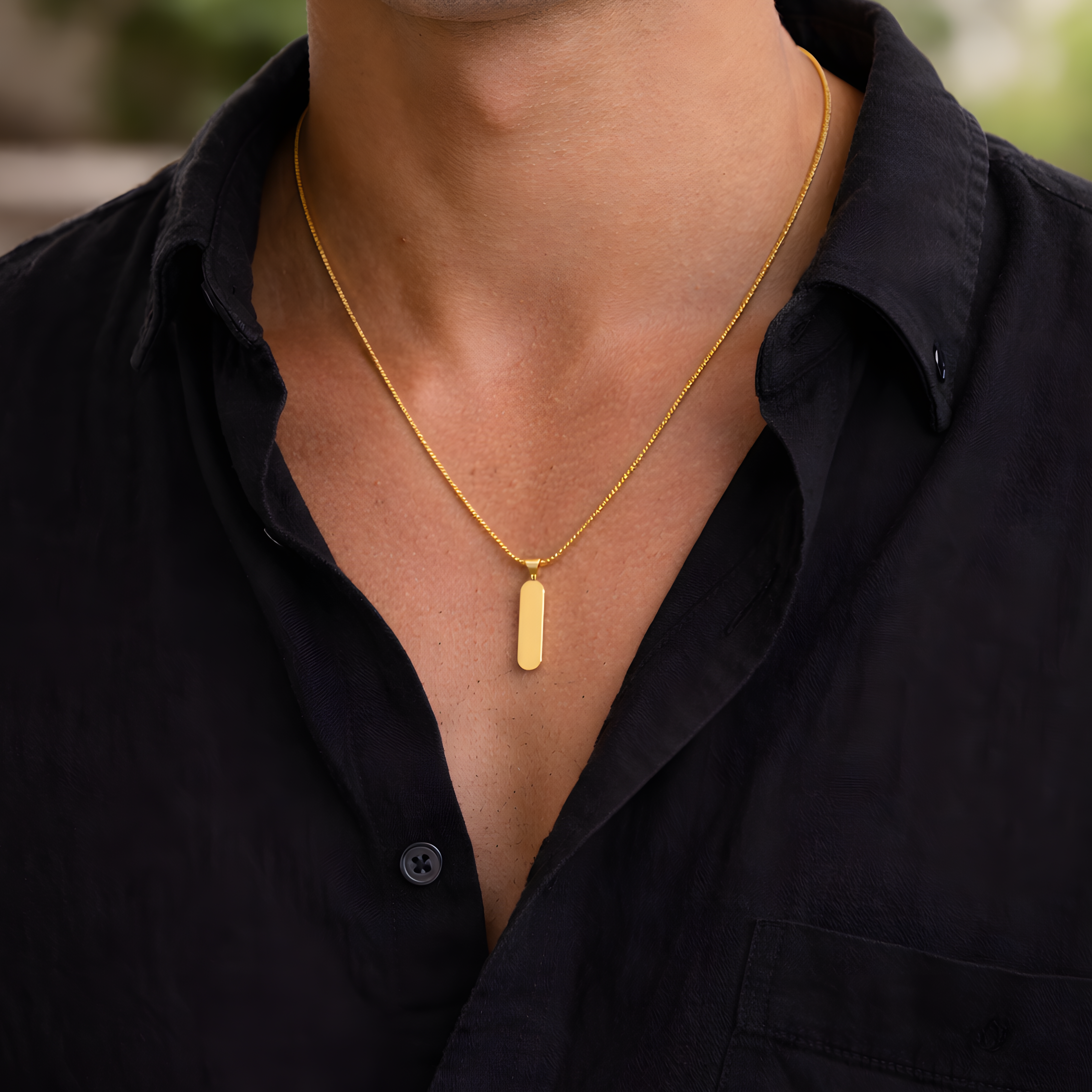 Minimal Pendant Set Gold