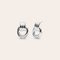 Double Hoops Silver
