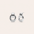 Double Hoops Silver