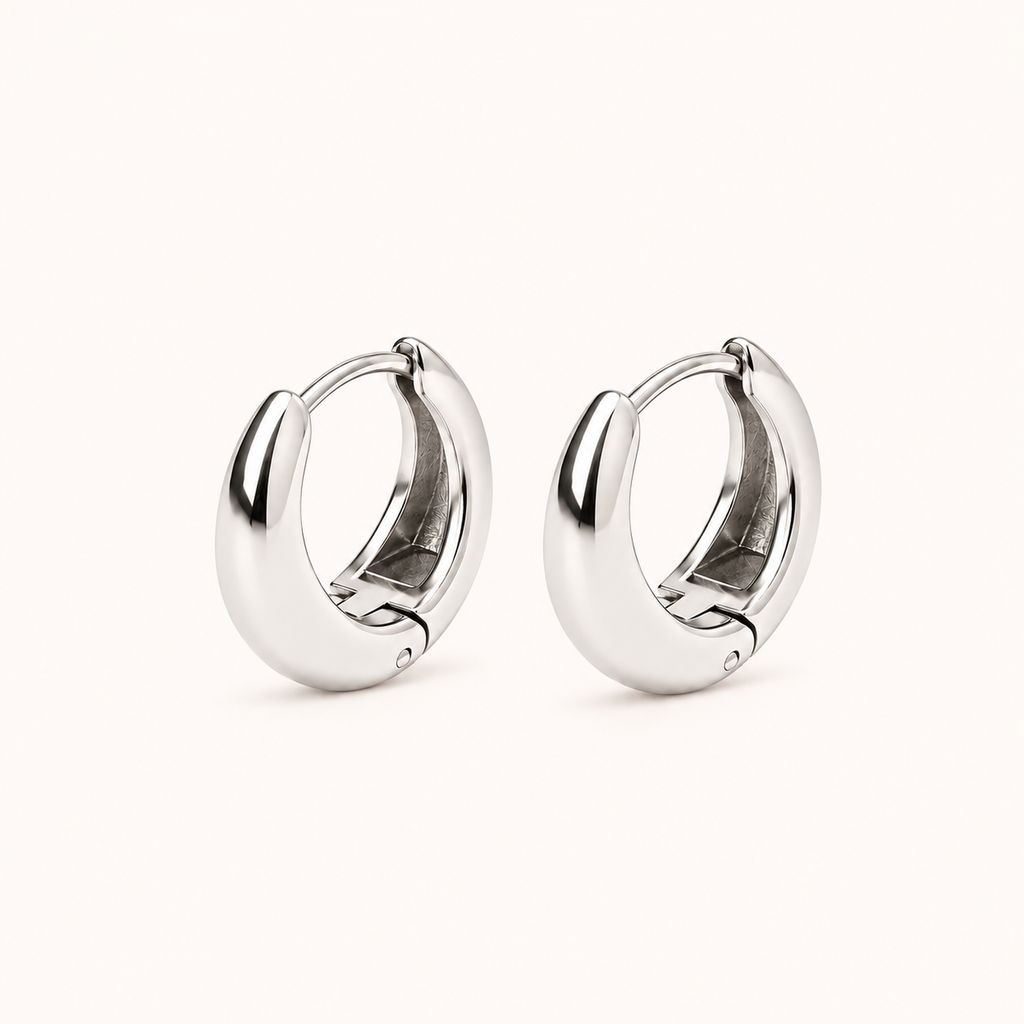 Statement Earrings Silver