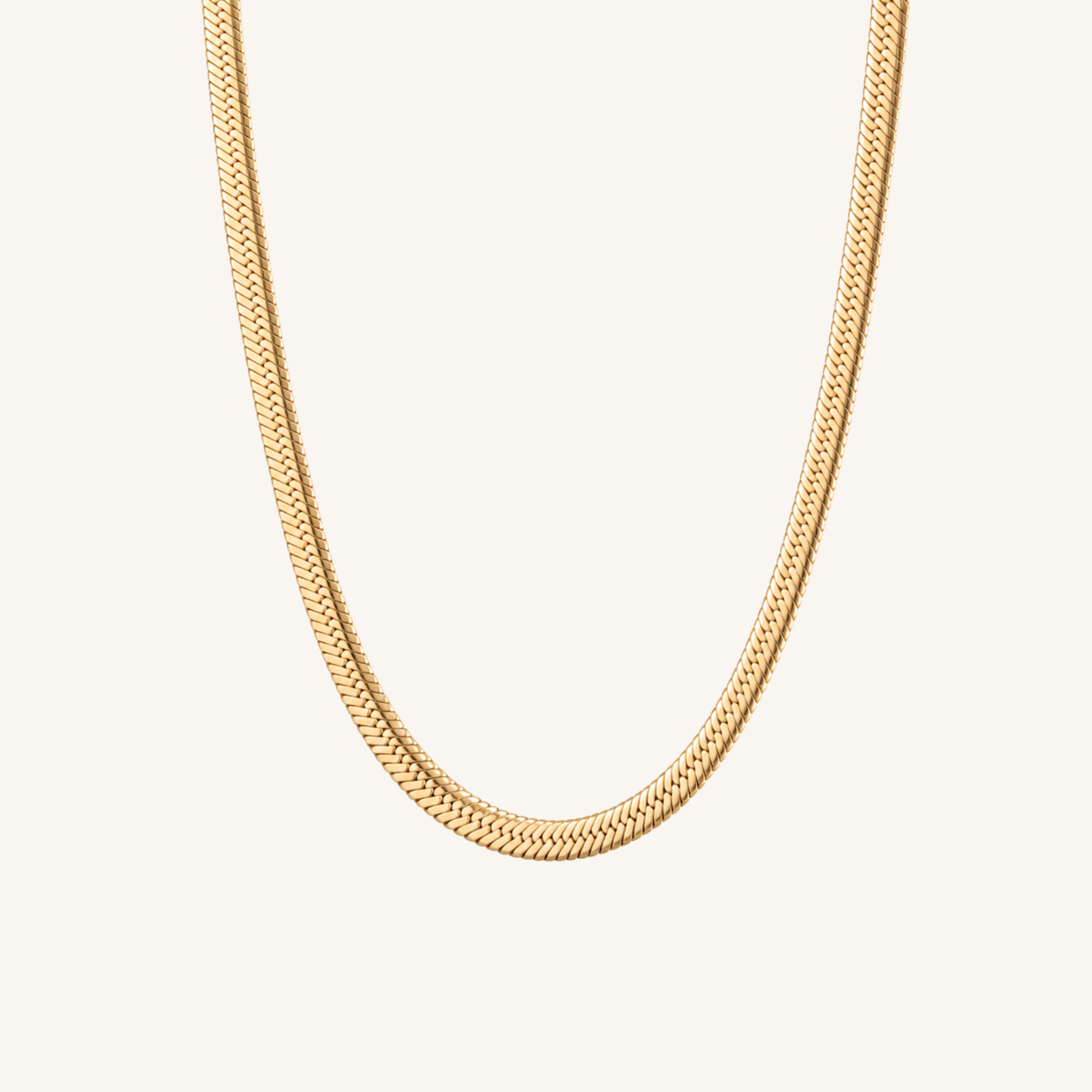 Snake Necklace Gold