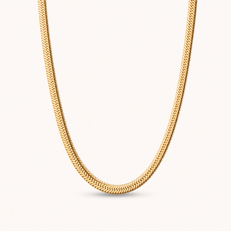 Snake Necklace Gold