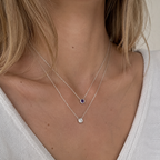 Birthstone Pendants Silver